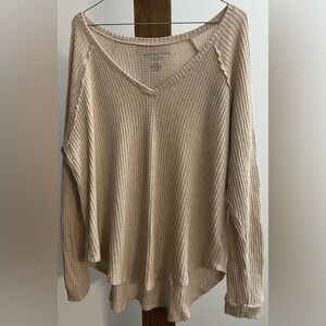 American Eagle Outfitters Women's Cream‎ Sweater